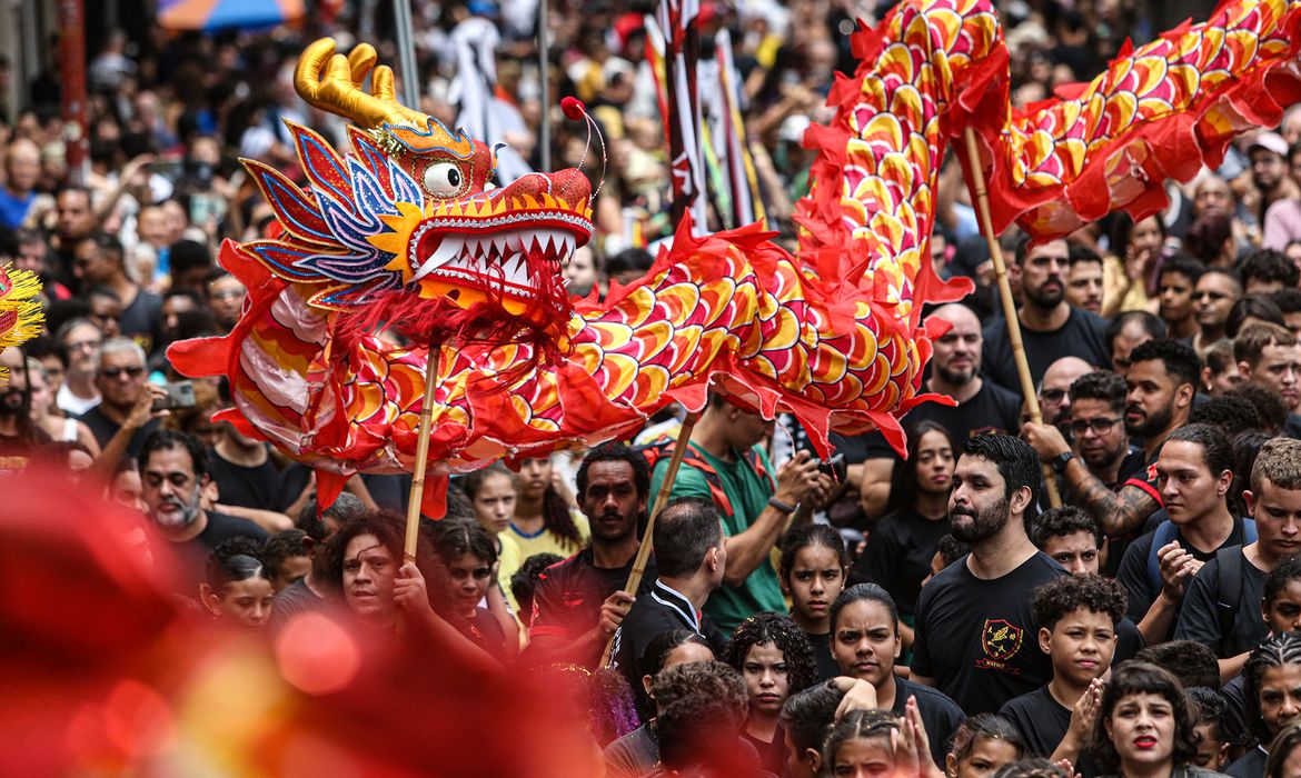 Ano Novo Chinês é comemorado em São Paulo pela vigésima vez