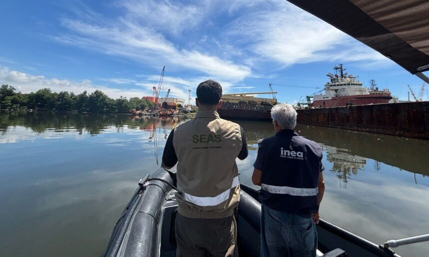 Rio interdita estaleiro que fazia desmanche ilegal de navios