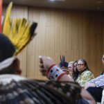 apos-protesto,-indigenas-munduruku-sao-recebidos-por-presidente-da-cop