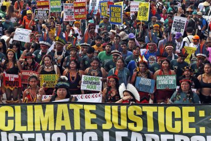 cop30:-marcha-global-indigena-em-belem-cobra-demarcacao-de-territorios